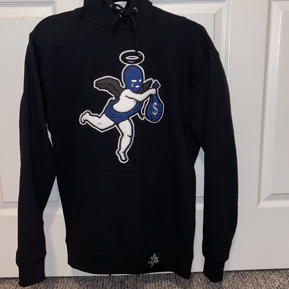 NWOT Hastamuerte Unisex Logo Textured Hoodie - Picture 2 of 11